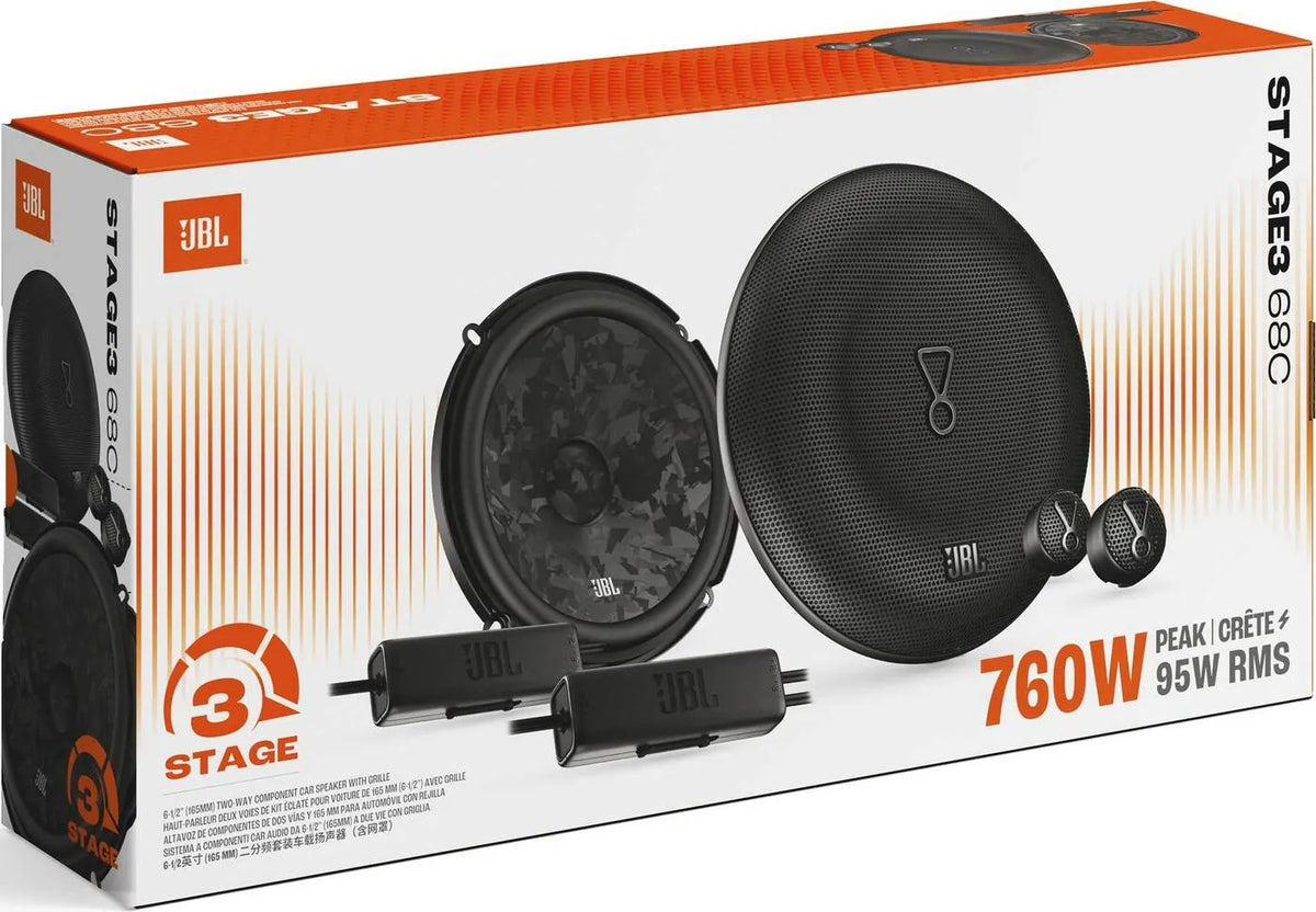 JBL Stage3 68C Kit Diffusori Auto a Componenti Separate 6x8" 2 Vie 225W