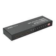 GBC Splitter HDMI 4K@60Hz HDR 8 Uscite con Downscaling 18 Gbps Nero