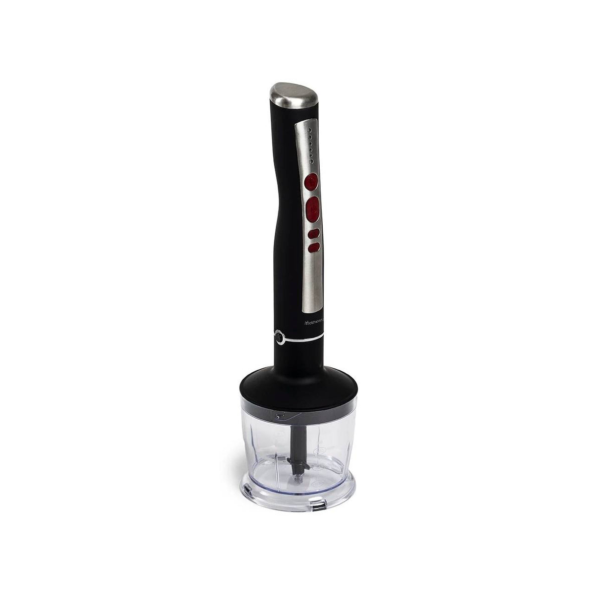 Melchioni 118420039 frullatore Frullatore da tavolo 200 W Nero, Stainless steel, Trasparente