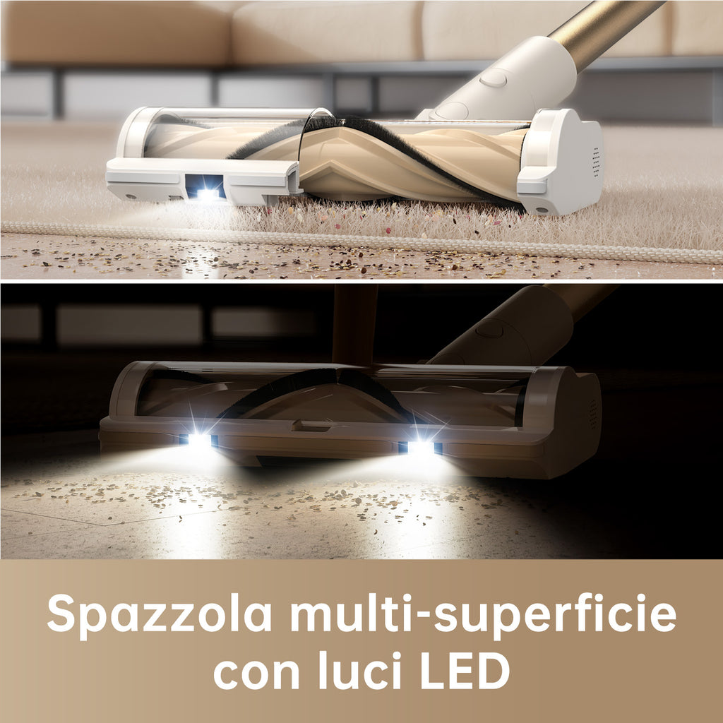 Dreame R10 aspirapolvere senza filo Bianco Senza sacchetto
