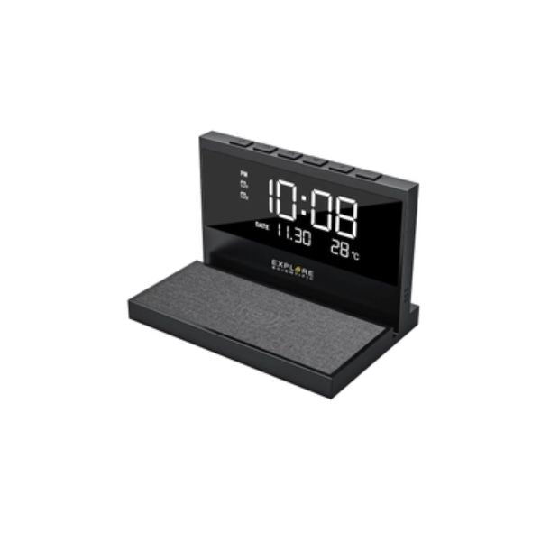 Explore BCC-2002 Sveglia Ricarica Wireless Disp LED Doppio All