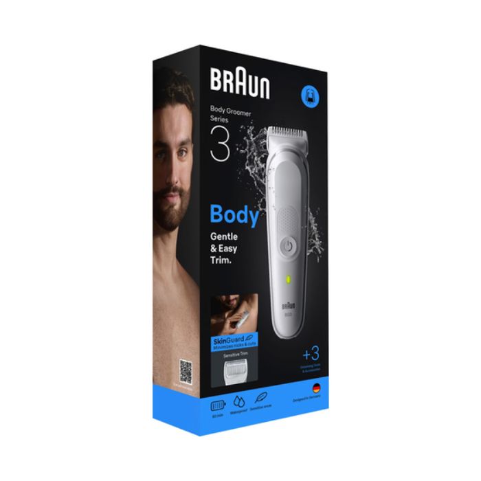 Braun Series 3 BG3530 rasoio elettrico regolabarba tagliabasette Grigio