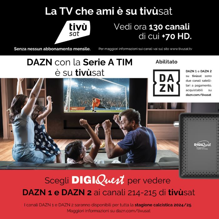 Digiquest Microsat Retro TV Decoder Satellitare Tivùsat