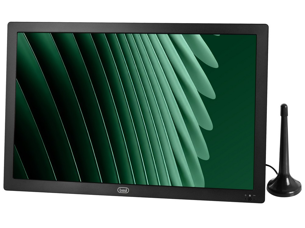 Trevi TV Portatile PTV 19 AVB Gulliver 19" HD DVB-T2 HDMI USB SD Batteria 12V Nero