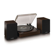 Lenco Giradischi LS-200WD Bluetooth 33/45 Giri Audio-Technica AT3600 2x10 W Altoparlanti Legno