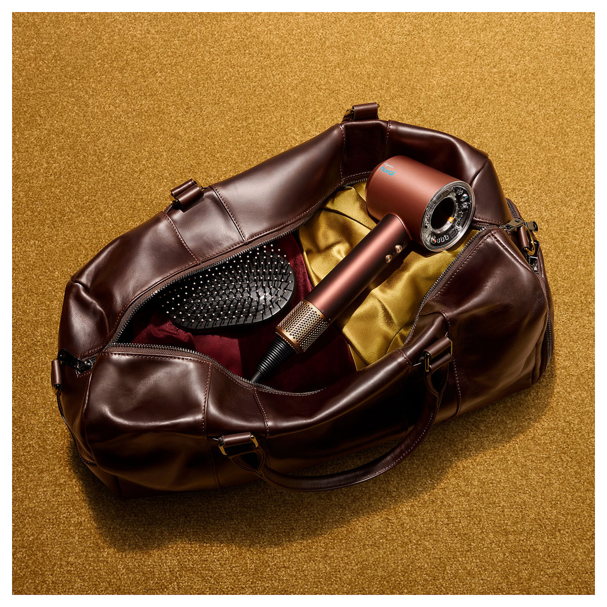 Dyson Asciugacapelli Supersonic Nural Straight+Wavy Plum/Copper 1600 W 5 Accessori