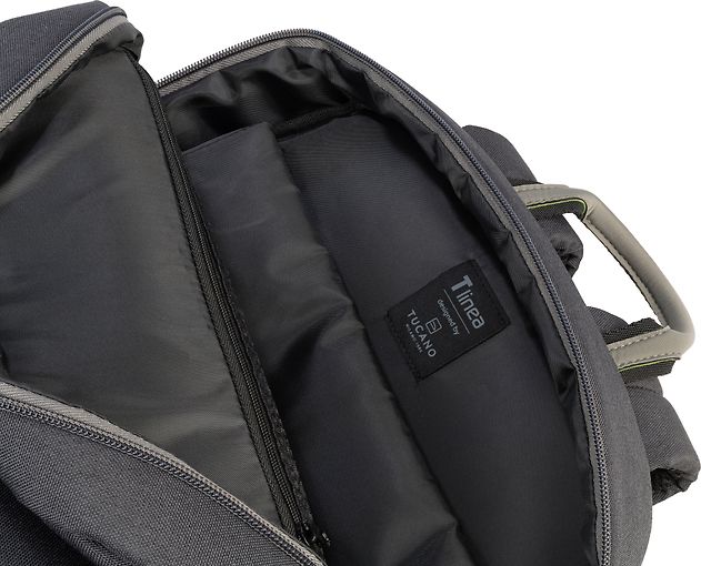 Tucano Zaino Tlinea Black in Materiale Tecnico per Laptop 15.6"