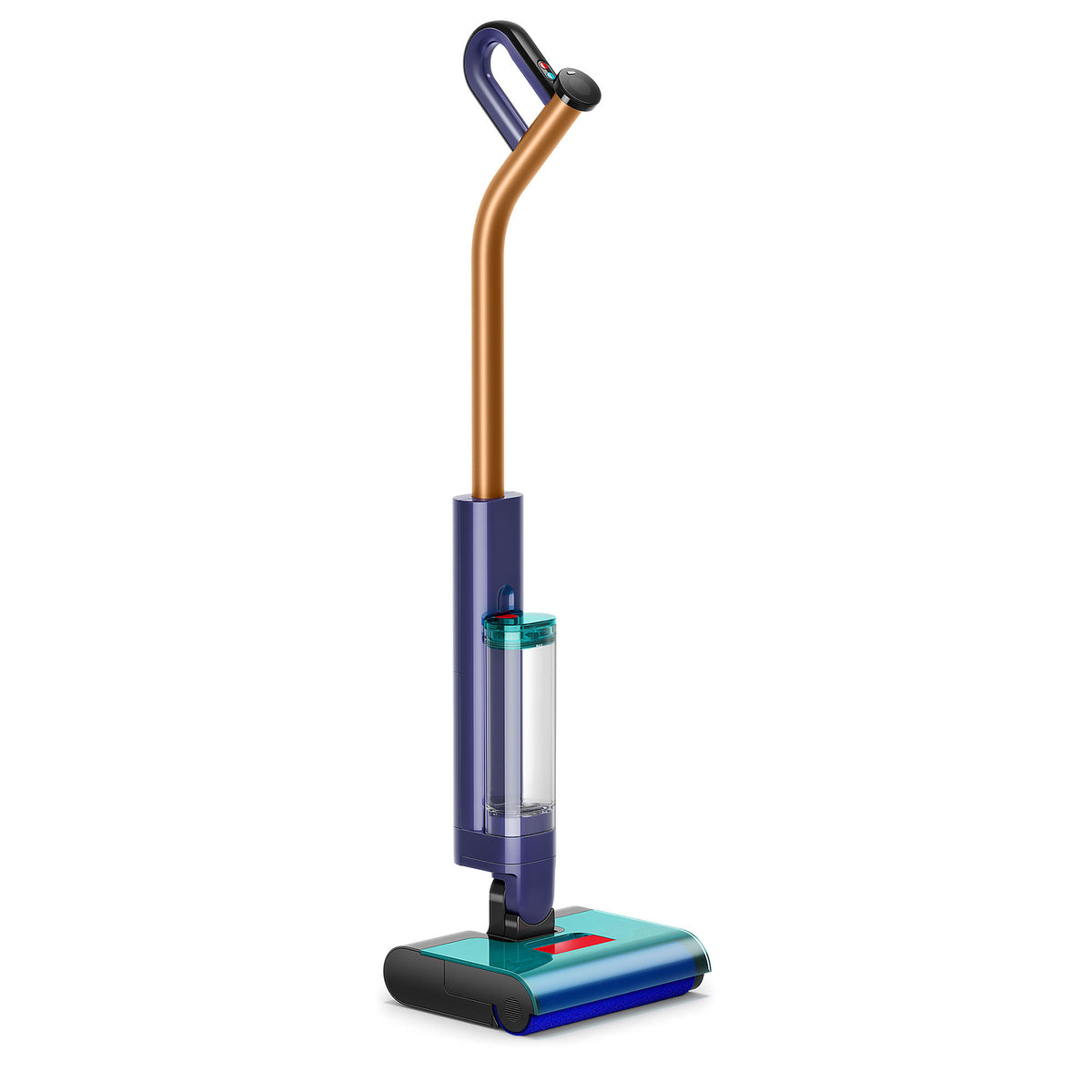 Dyson Clean+Wash Hygiene Scopa elettrica Batteria Secco e bagnato Senza sacchetto Blu, Rame