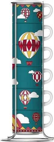 Bialetti Set 6 Tazzine Impilabili Natale disegno 2