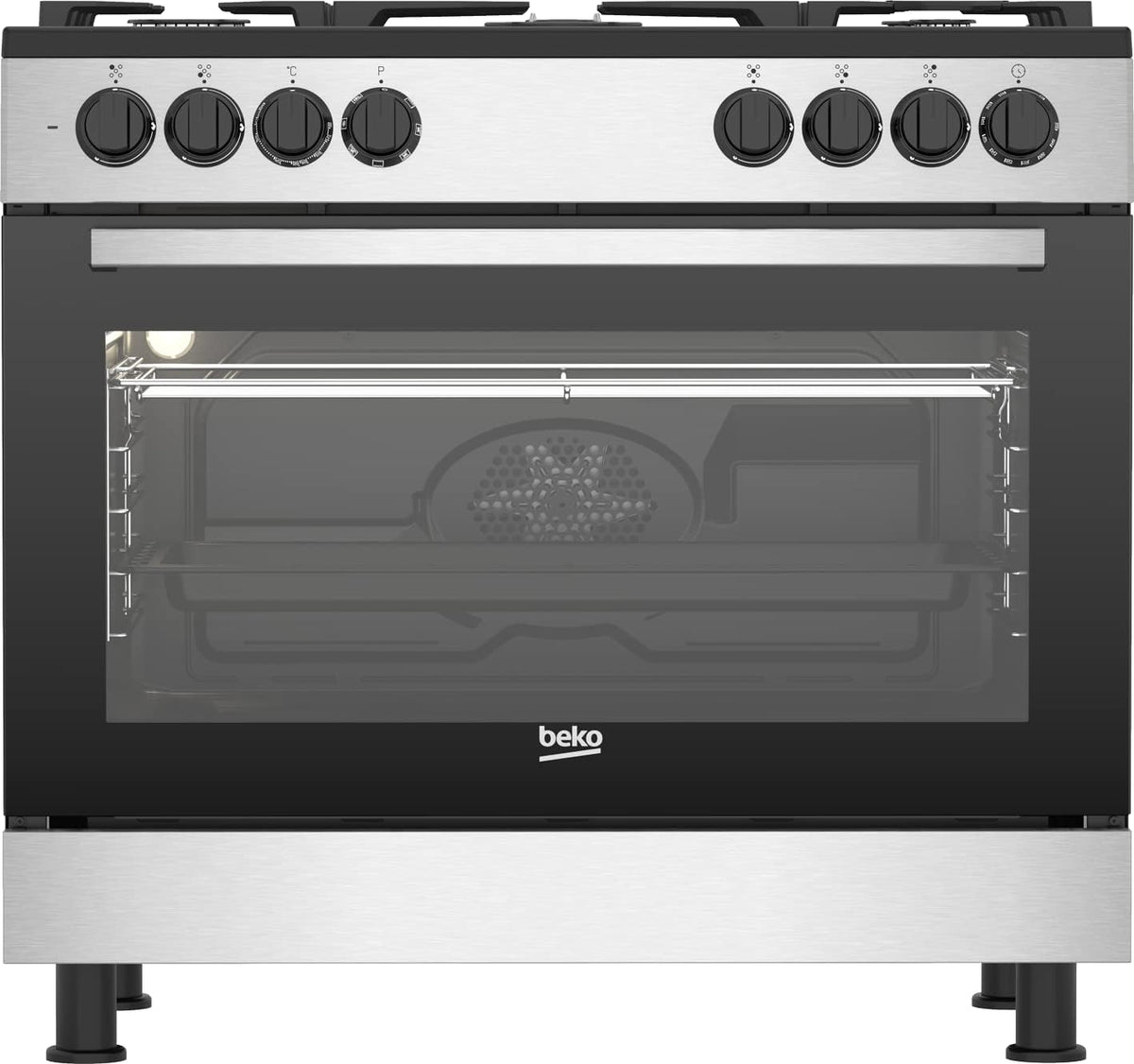 Beko Cucina GM15122DXB Inox 90x60 Ventilata
