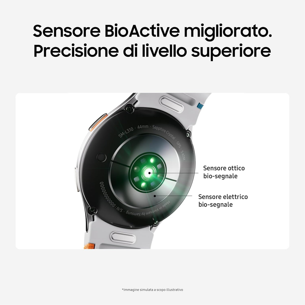 Samsung Galaxy Watch7 Smartwatch Galaxy Ai Analisi Del Sonno Controllo Doppio Avvicinamento Di Dita Batteria a Lunga Durata