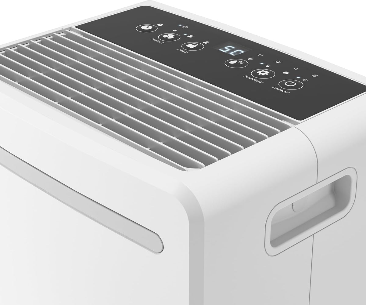 Olimpia Splendid Aquaria S2 20 NW 02718 Deumidificatore 20 L/24h Wi-Fi con Filtro HEPA e Ionizzatore