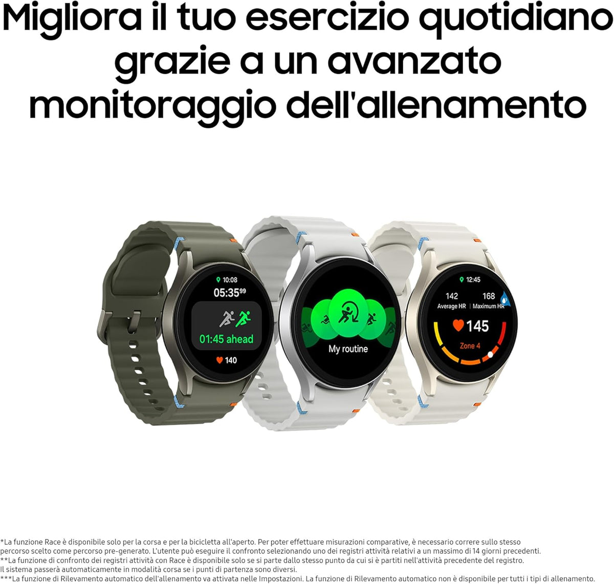 Samsung Galaxy Watch7 Smartwatch Galaxy Ai Analisi Del Sonno Controllo Doppio Avvicinamento Di Dita Batteria a Lunga Durata