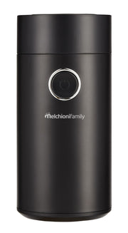 Melchioni Family Macinino Elettrico per Caffè, Noci e Spezie 150 W 50 g Nero e Acciaio Inox