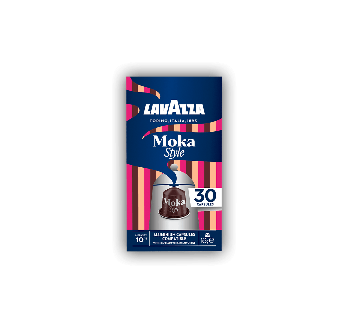 Lavazza Moka Style Capsule Caffè Compatibili Nespresso Original, 30 Pezzi, 165 g