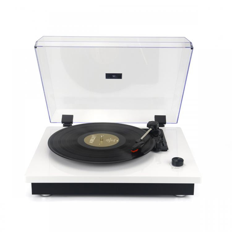 New Majestic Giradischi Hi-Fi TT 53 WH Bianco 33/45/78 Giri Wireless Audio USB REC
