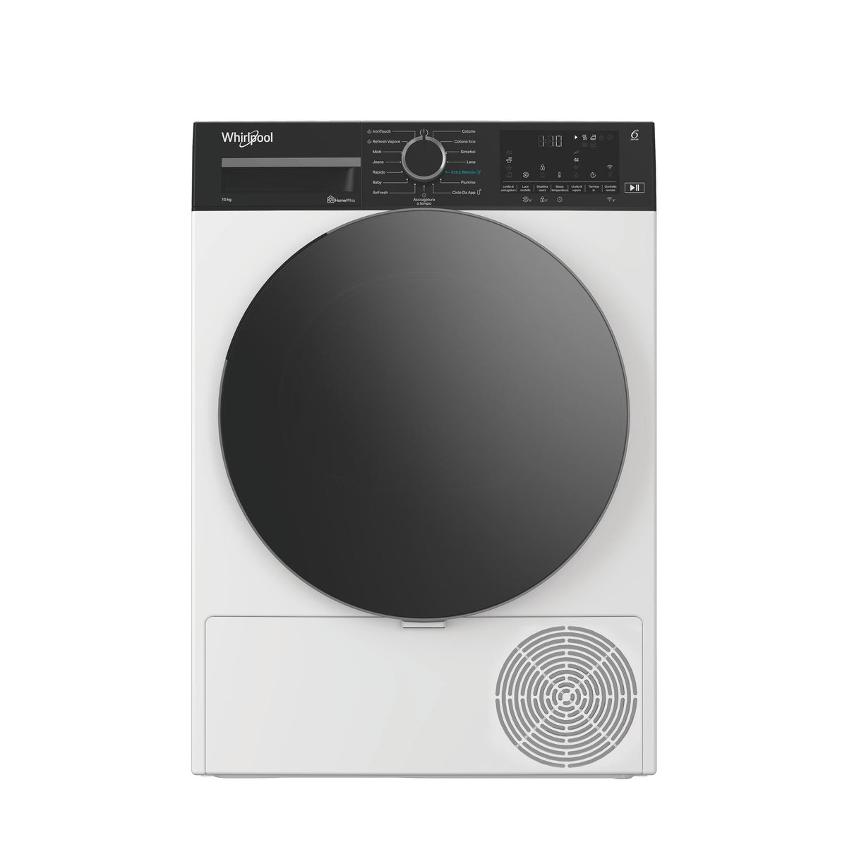 Whirlpool C WD 105M WBS IT Asciugatrice a Pompa di Calore 10 kg Classe B Wi-Fi IronTouch Vapore Bianca