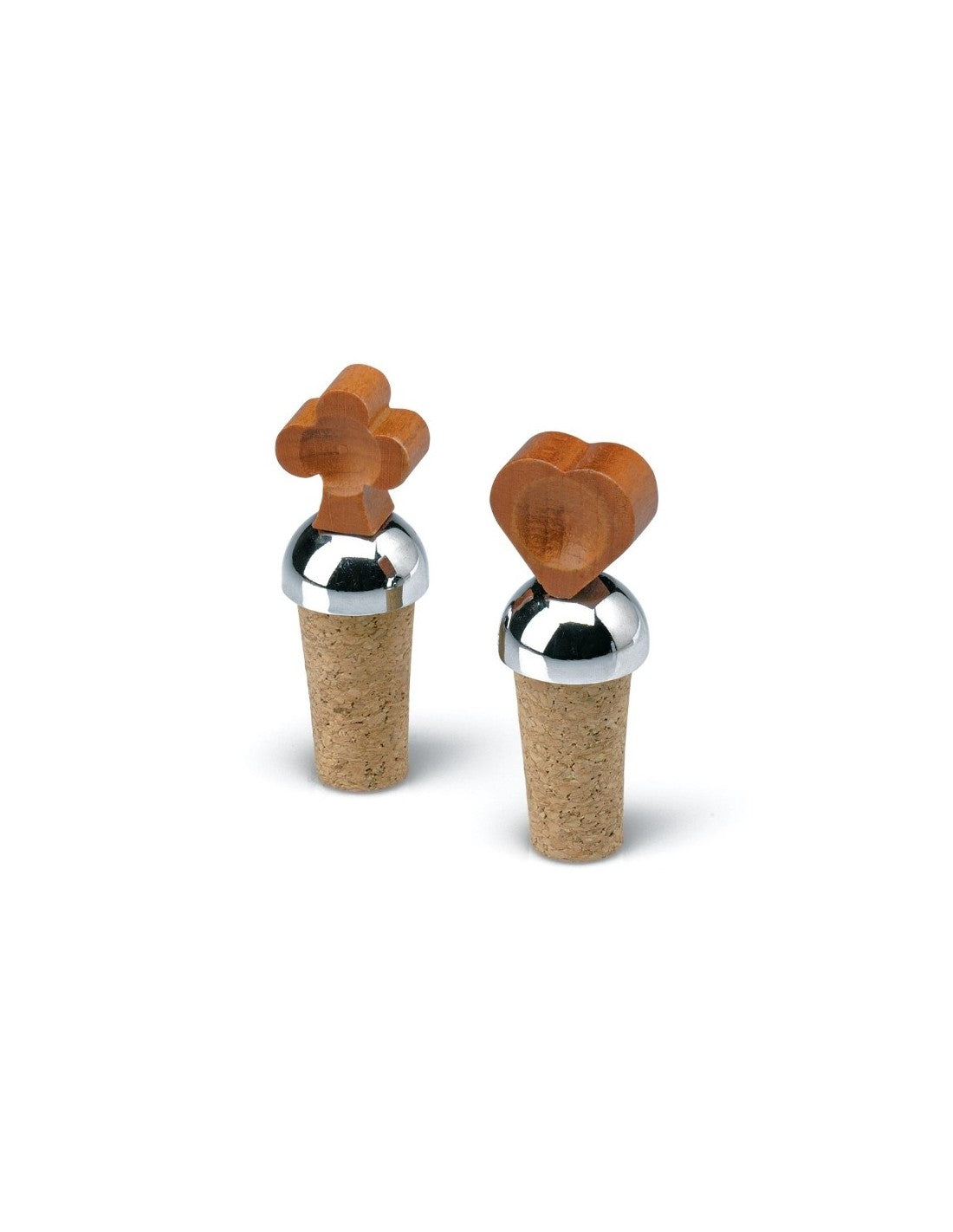 Foppapedretti U59 Set tappi bottiglie fiore cuore