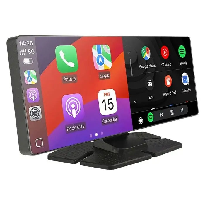 Trevi MDV 1000 Monitor Touchscreen 10,26" con Dash Cam 2K Integrata e CarPlay Wireless