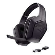 Trust GXT 425 Zirox II Dual Wireless 26314, Cuffie Gaming Over-Ear Wireless Bluetooth e 2,4 GHz, Driver da 50 mm, Nero