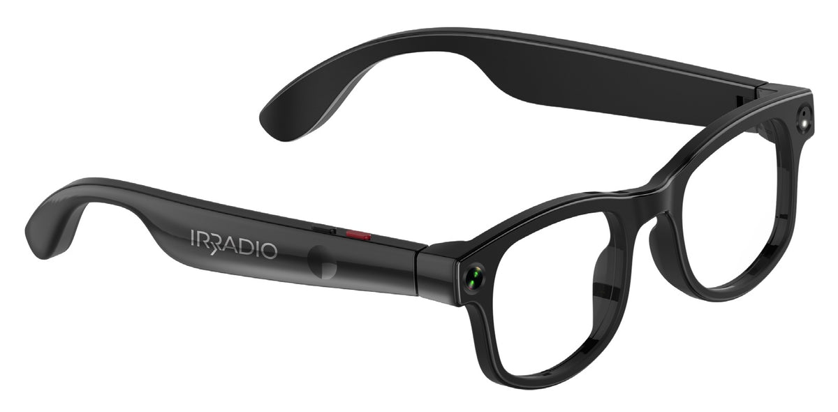 Irradio Occhiali Smart VisionAI Clear 8 MP Bluetooth 5.4 16 GB Nero