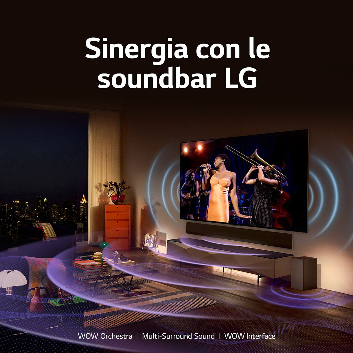 LG Oled48C34LA Televisione Smart TV 48 Pollici Oled 4K Serie C3