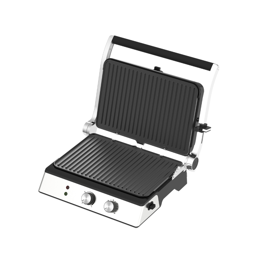 Melchioni Bistecchiera Burgerone 34 Con Piastre Removibili Da 34x23cm