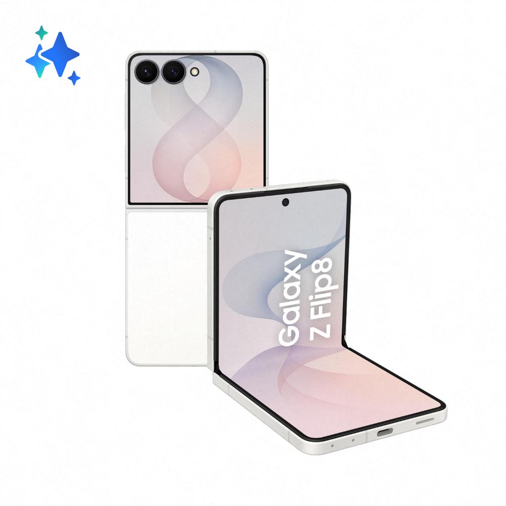 Samsung Smartphone Galaxy Z Flip8 5G 12GB 256GB Cream 6,9" Dynamic AMOLED 2X 120Hz