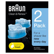 Braun Clean & Renew Cartucce di Ricarica Ccr2