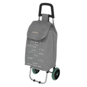 Colombo Carrello Portaspesa Greenwich 40 L Portata 25 kg in Poliestere Riciclato Grigio