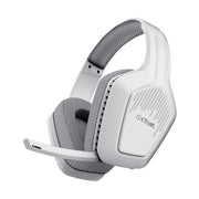 Trust GXT 425W Zirox II Dual Wireless 26315, Cuffie Gaming Over-Ear Wireless Bluetooth e 2,4 GHz, Driver da 50 mm, Bianche