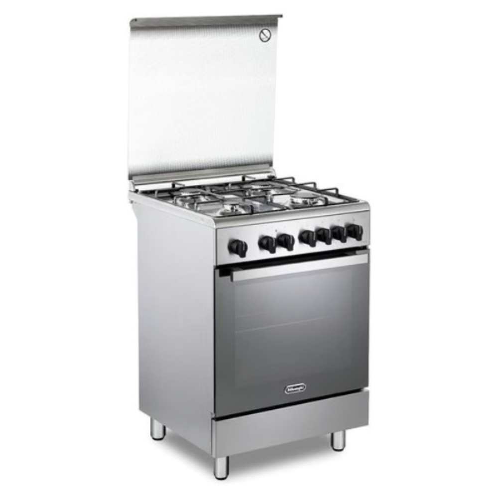 Cucina 4 Fuochi Forno Multifunzione Idroclean, Classe A, Inox