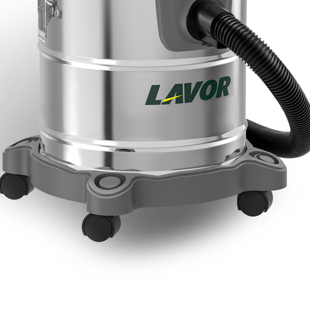 Lavor Aspirapolvere Aspiraliquidi Dozzy Power 20XS 20 L 1400 W Fusto in Acciaio Inox