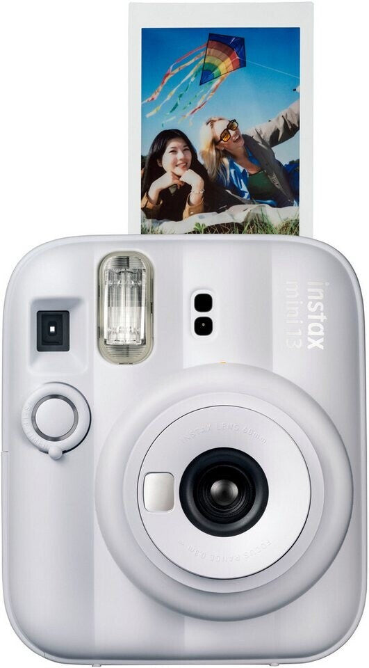 Fujifilm Fotocamera Istantanea instax mini 13 Clay White 60 mm Autoscatto 2 e 10 Secondi
