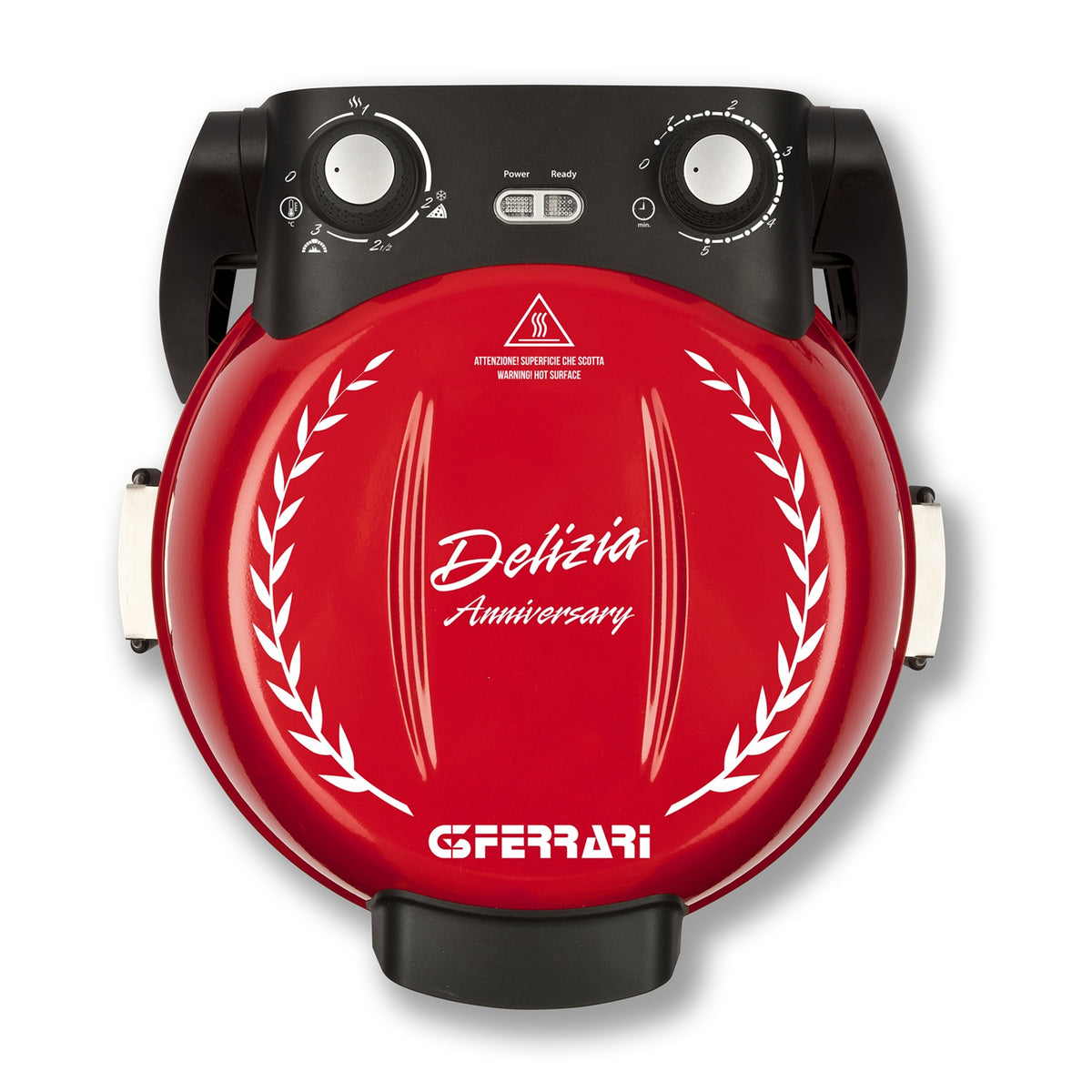 G3 Ferrari Fornetto Pizza Delizia Anniversary RED G1017702 1200 W Pietra Refrattaria Ø31 cm