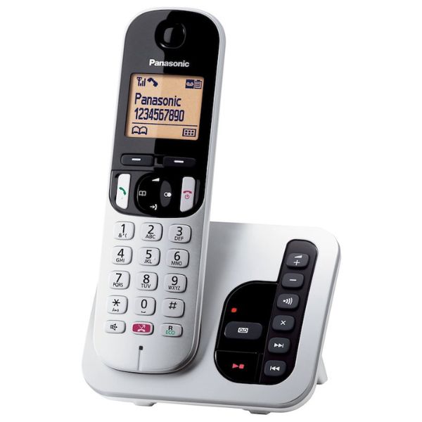 Panasonic KX-TGC260JTS Cordless Segreteria Display Blocco Chiamate