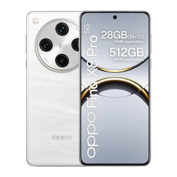 OPPO Find X8 Pro 16GB + 512GB 4K 6,78" 8 core Versione Italia