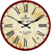 Lowell 14898 Hold Style Orologio da Parete in Legno con Numeri Romani Ø 33 cm
