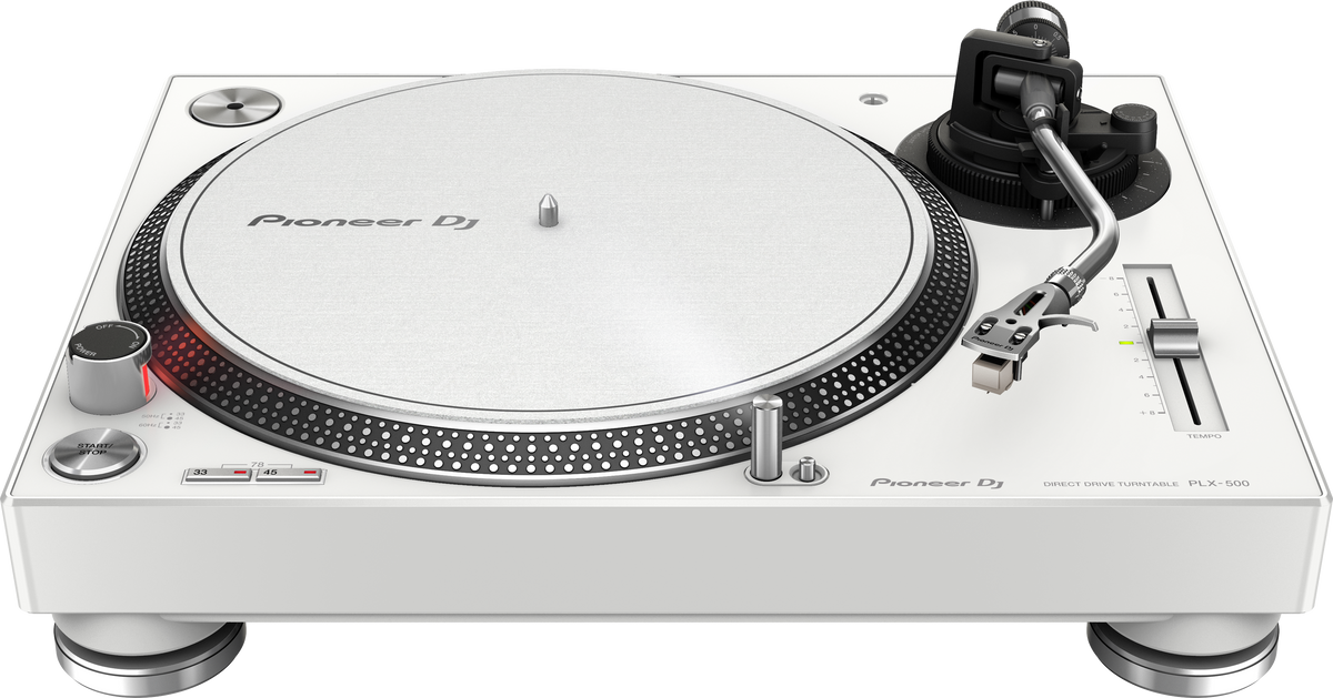Pioneer DJ PLX-500 Piatto per DJ ad azionamento diretto Bianco