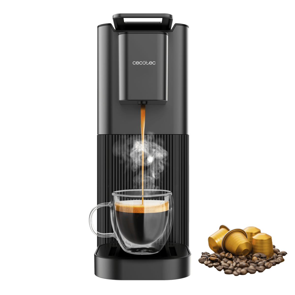 Cecotec Macchina da Caffè a Capsule Power Caps 20 Cream 20 bar 1400 W Compatibile Nespresso