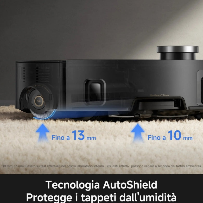 MOVA Z70 VIM Ultra Roller Complete Robot Aspirapolvere e Lavapavimenti 36.000 Pa con Base Multifunzione Wi-Fi Nero