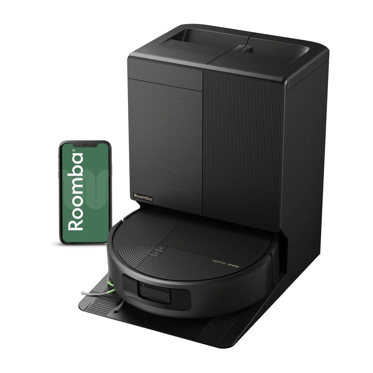 iRobot Robot Aspirapolvere Lavapavimenti Roomba Plus 675 Combo con AutoWash Dock 30.000 Pa Nero