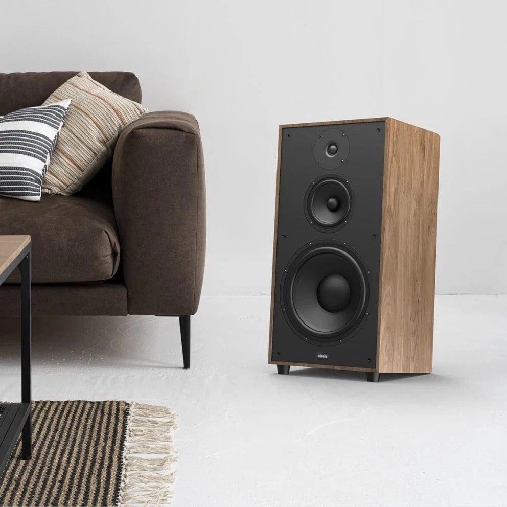 Indiana Line Utah 5 Coppia Diffusori da Pavimento a 3 Vie Bass Reflex 160 W Rovere Naturale