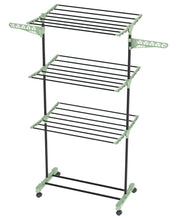 Colombo Stendibiancheria Verticale Cactus ST1016S 16 m 3 Livelli con Ruote e Portagrucce