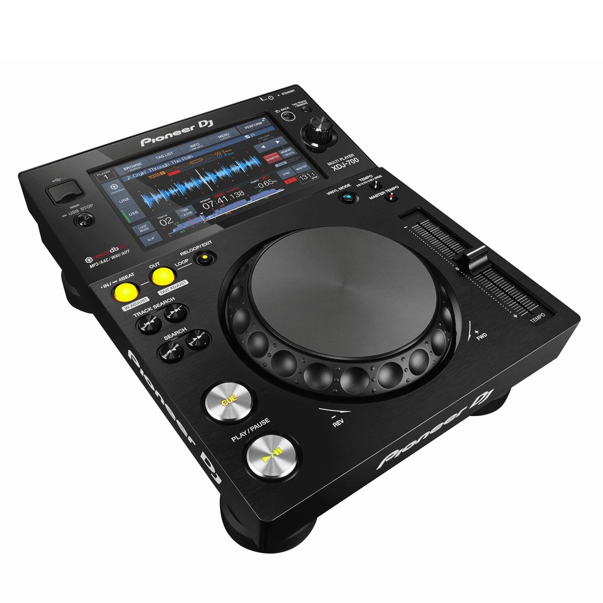 Pioneer DJ XDJ-700 Controller Per Dj Nero Digital Vinyl System (Dvs) Scratcher