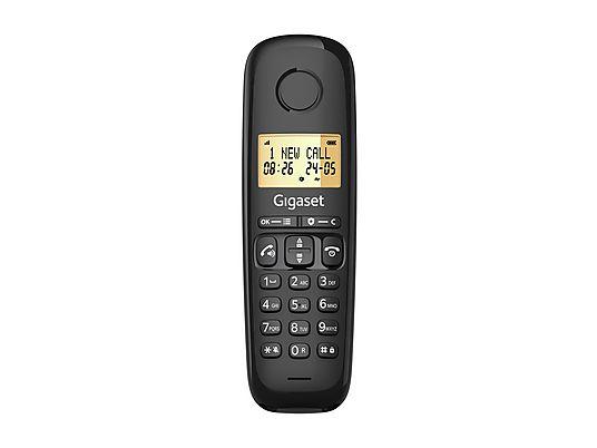 Gigaset Telefono Cordless START 100 DECT Vivavoce Display 1,5" Blocco Chiamate Nero
