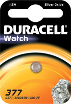 Duracell Pila Batterie pasticca 377 1.5V Argento [377 ARGENTO]