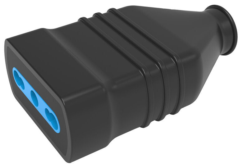 POLYPOOL PP2159X adattatore per presa di corrente Tipo L (IT) Tipo L (IT) + Tipo F Nero