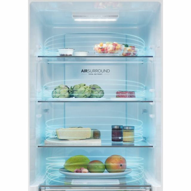 Haier 2D 60 Serie 1 HDW1618DNPK frigorifero con congelatore Libera installazione 341 L D Argento
