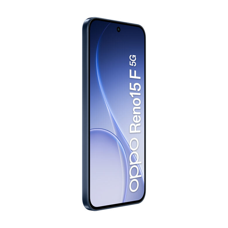 OPPO Reno15 F 5G AI Smartphone, Tripla fotocamera 50+8+2MP, Selfie 50MP, Display 6.57” 120HZ AMOLED FHD+, 6500mAh, RAM 8GB(Esp2GB/4GB/8GB)+ROM 256GB [Versione Italia], Twilight Black